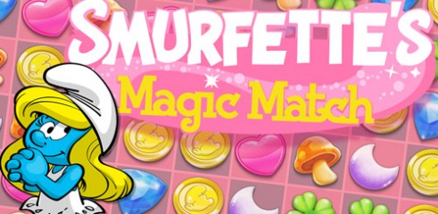 Smurfettes-Magic-Match