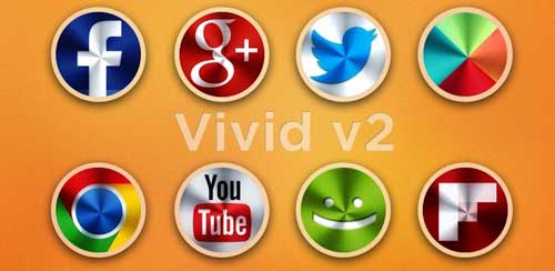 مجموعه آیکونهای دیدنی برای اندروید – Icon Pack – VIVID