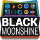 دانلود لانچر بسیار زیبا Black Moonshine Launcher Theme v1.13 برای اندروید